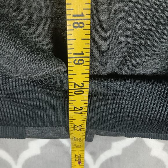 Nike Jacket Womens XS Gray Black Therma-FIT Snap Front Thumbholes Zip Pockets - Picture 7 of 9